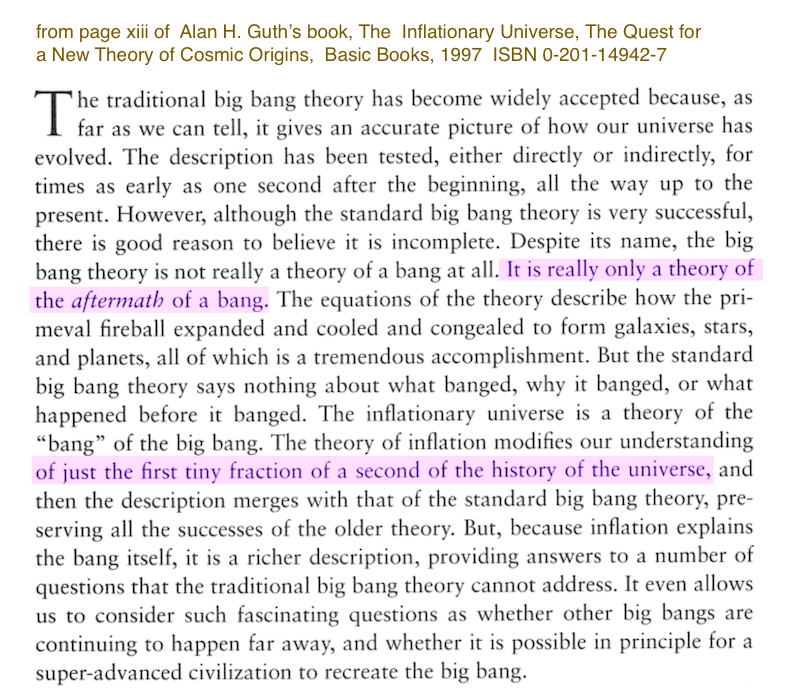 The Inflationary Universe - Guth